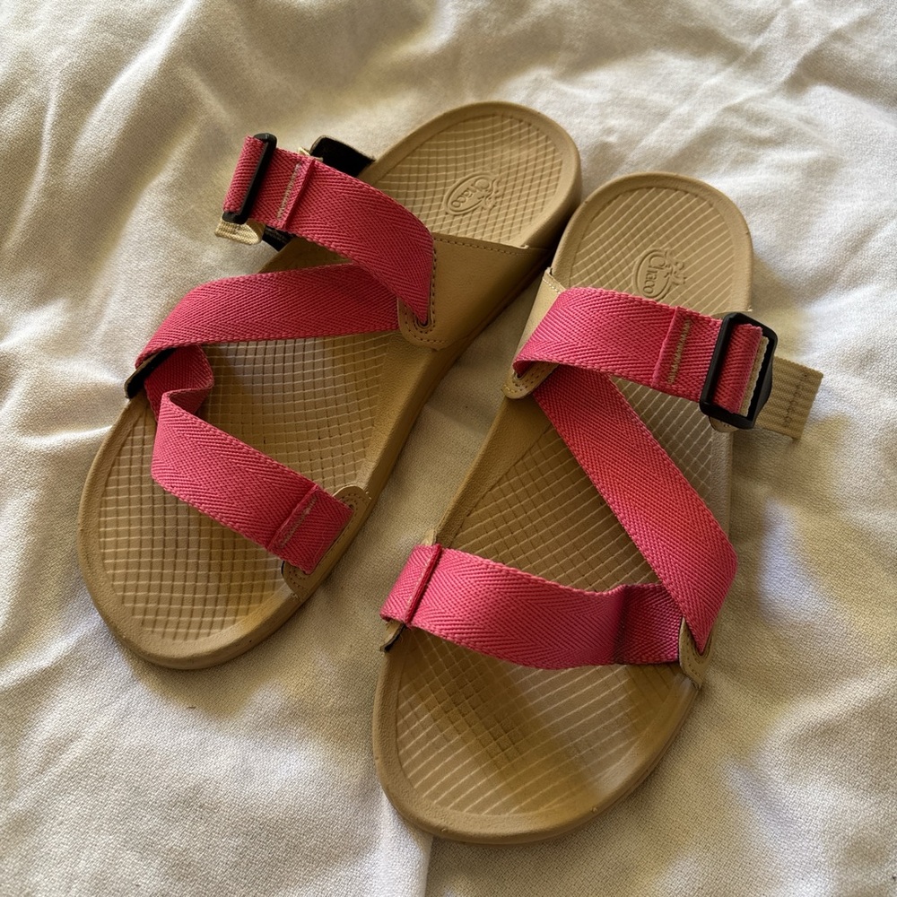 Women’s Chaco Low Down Slides Sandals pink 9